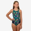 Maillot De Bain Une Pièce De Natation Fille Kamiye Print Alg Bleu / Rose -Nabaiji maillot de bain une piece de natation fille kamiye print alg bleu rose 5