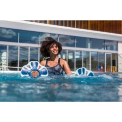Paire D'haltères Aquatiques Pullpush Flower L Aquagym Bleu -Nabaiji paire dhalteres aquatiques pullpush flower l aquagym bleu 2