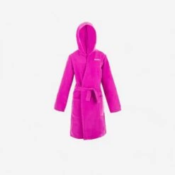Peignoir De Bain Enfant Microfibre Compact Violet
