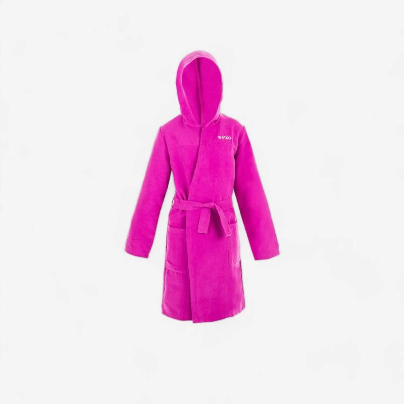 Peignoir De Bain Enfant Microfibre Compact Violet 2 Peignoir De Bain Enfant Microfibre Compact Violet