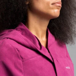 Peignoir De Bain Femme Microfibre Compact Violet -Nabaiji peignoir de bain femme microfibre compact violet 4