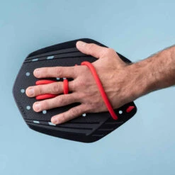 PLAQUETTES DE NATATION 900 XL NOIR ROUGE -Nabaiji plaquettes de natation 900 xl noir rouge 6