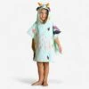 Poncho De Bain Coton Bébé - Gazelle Vert Menthe -Nabaiji poncho de bain coton bebe gazelle vert menthe
