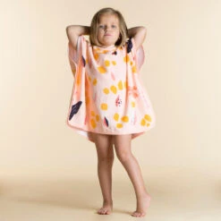 Poncho De Bain Coton Bébé - Girafe Blanc Rose 9 Poncho De Bain Coton Bébé - Girafe Blanc Rose -Nabaiji poncho de bain coton bebe girafe blanc rose 2