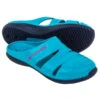 Sabots De Piscine Femme - Clog 100 - Bleu Luxury -Nabaiji sabots de piscine femme clog 100 bleu luxury