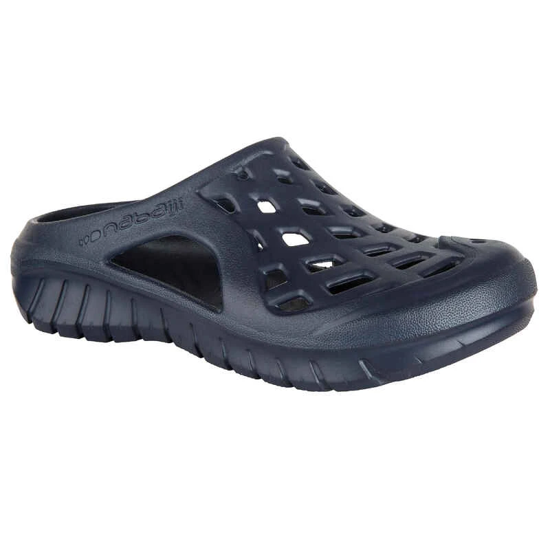 Sabots De Piscine Homme - Clog 100 - Bleu Marine 4 Sabots De Piscine Homme - Clog 100 - Bleu Marine – Image 2