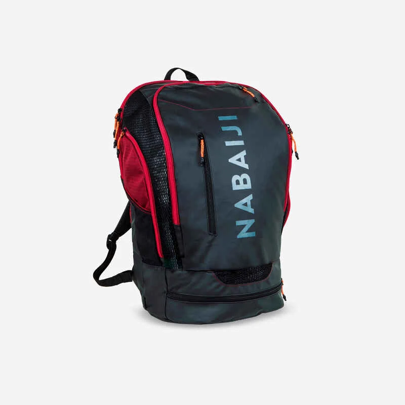 Sac A Dos Natation 40L 900 Noir Rouge 3 Sac A Dos Natation 40L 900 Noir Rouge