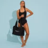 Sac Aquabike-aquagym En Mesh Print Flo Noir -Nabaiji sac aquabike aquagym en mesh print flo noir