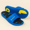 Sandale Claquette Piscine Enfant SLAP 500 PRINT Croco Bleu Noir -Nabaiji sandale claquette piscine enfant slap 500 print croco bleu noir