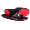 SANDALES NATATION HOMME SLAP 900 SOFT NOIR ROUGE -Nabaiji sandales natation homme slap 900 soft noir rouge