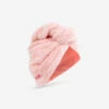 Serviette De Bain Microfibre Douce Pour Cheveux Rose Clair -Nabaiji serviette de bain microfibre douce pour cheveux rose clair