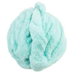 Serviette De Bain Microfibre Douce Pour Cheveux Vert Clair -Nabaiji serviette de bain microfibre douce pour cheveux vert clair 4
