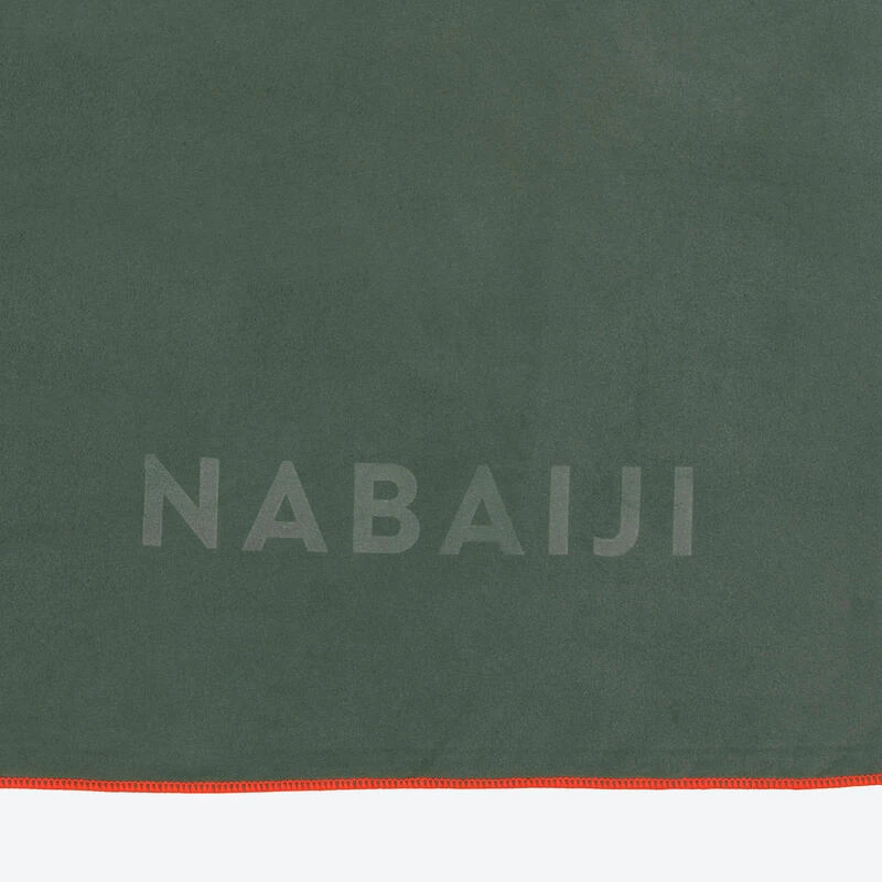 Serviette De Bain Microfibre Kaki Taille XL 110 X 175 Cm 5 Serviette De Bain Microfibre Kaki Taille XL 110 X 175 Cm – Image 3