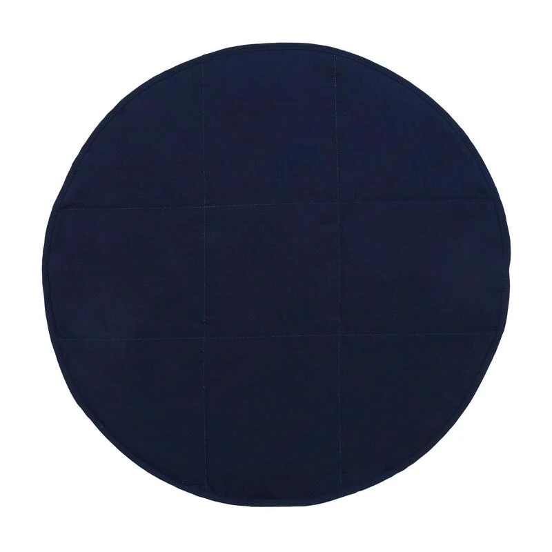 Serviette De Bain Pieds Bi Face En Microfibre Douce Bleu Diamètre 60 Cm 5 Serviette De Bain Pieds Bi Face En Microfibre Douce Bleu Diamètre 60 Cm – Image 3