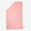 Serviette Microfibre Rose Ultra Légère Taille XL 110 X 175 Cm -Nabaiji serviette microfibre rose ultra legere taille xl 110 x 175 cm
