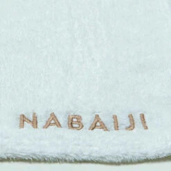 Serviette De Bain Microfibre Ultra Douce Blanc Taille L 80 X 130 Cm -Nabaiji serviette microfibre ultra douce taille l 80 x 130 cm bleu 3