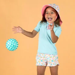 T-shirt Anti UV Bébé Manches Courtes Bleu Clair 20 T-shirt Anti UV Bébé Manches Courtes Bleu Clair -Nabaiji t shirt anti uv bebe manches courtes bleu clair 8