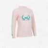 T-shirt Anti UV Bébé Manches Longues Rose -Nabaiji t shirt anti uv bebe manches longues rose