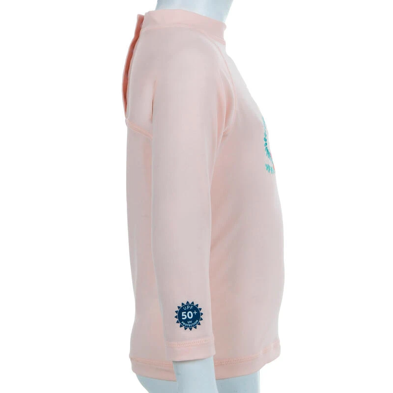 T-shirt Anti UV Bébé Manches Longues Rose 9 T-shirt Anti UV Bébé Manches Longues Rose – Image 7