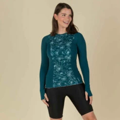 Top De Natation Femme Una Pyva Petrol -Nabaiji top de natation femme una typ noir 1